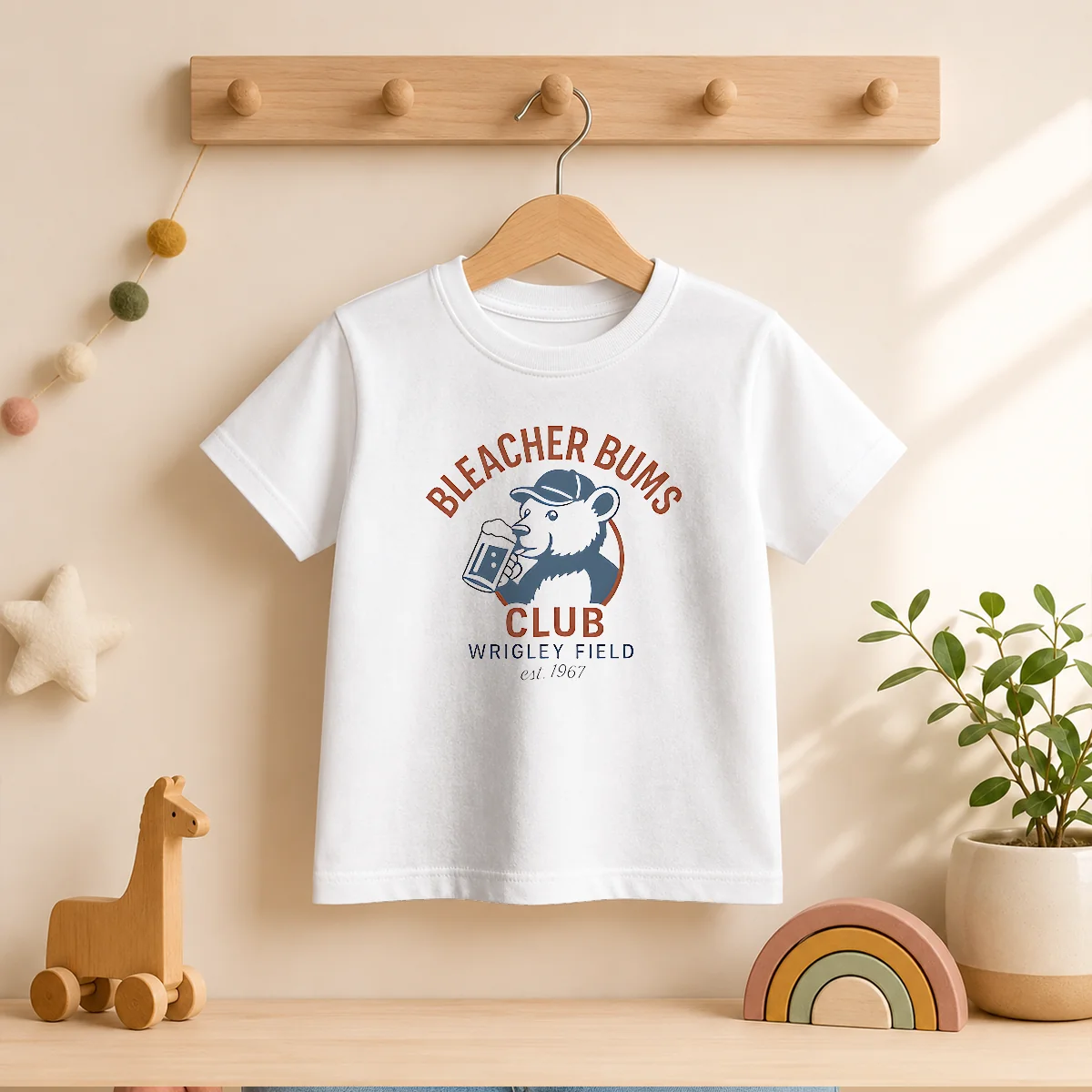Funny Bleacher Bums Club Wrigley Field Est 1967 Kids T-Shirt