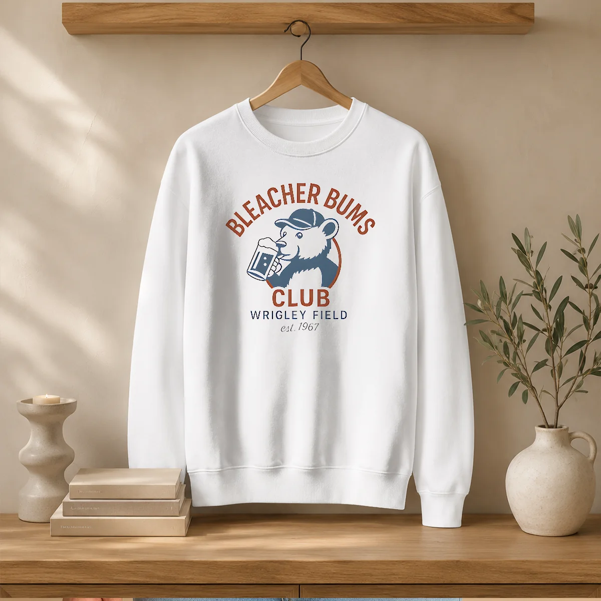 Funny Bleacher Bums Club Wrigley Field Est 1967 Sweater