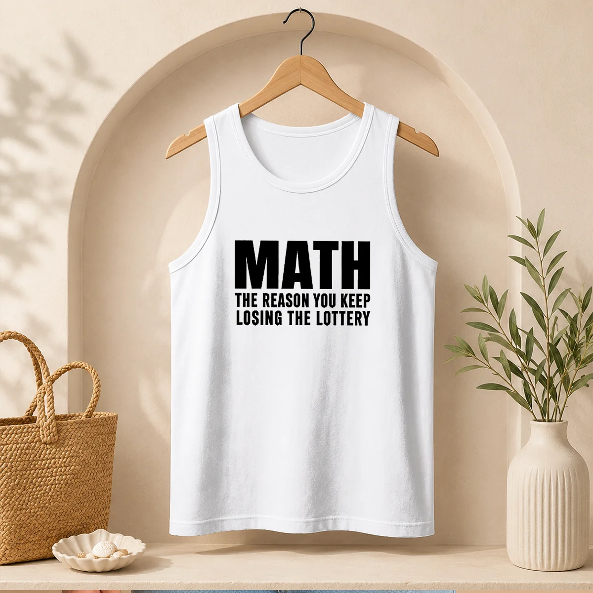 Funny Math The Reason You Keep Losing The Lottery Tank Top