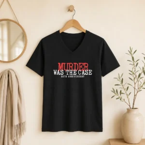 Hot Murder Was The Case 30th Anniversary Snoop Dogg V-Neck Shirt