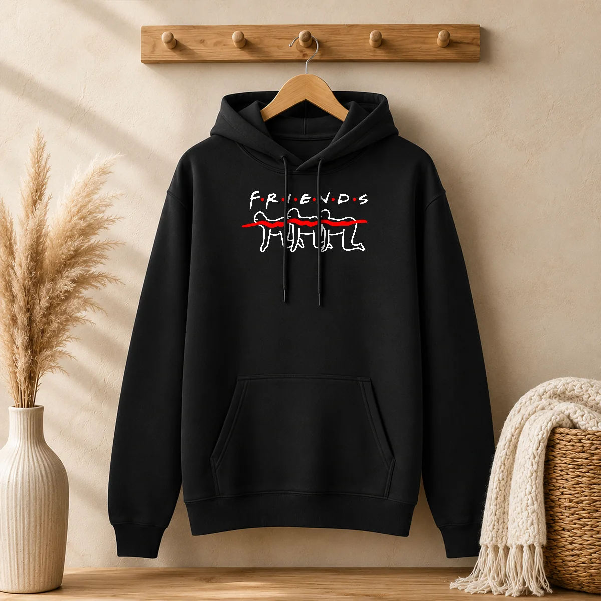 Hot The Human Centipede Friends Mashup Parody Hoodie