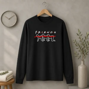 Hot The Human Centipede Friends Mashup Parody Long Sleeve Shirt