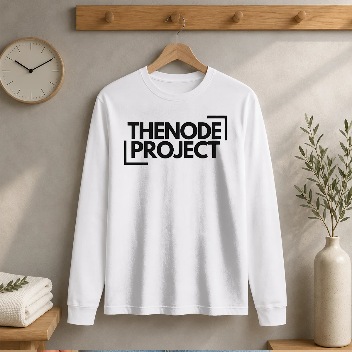 Official The Node Project Branding Long Sleeve Shirt