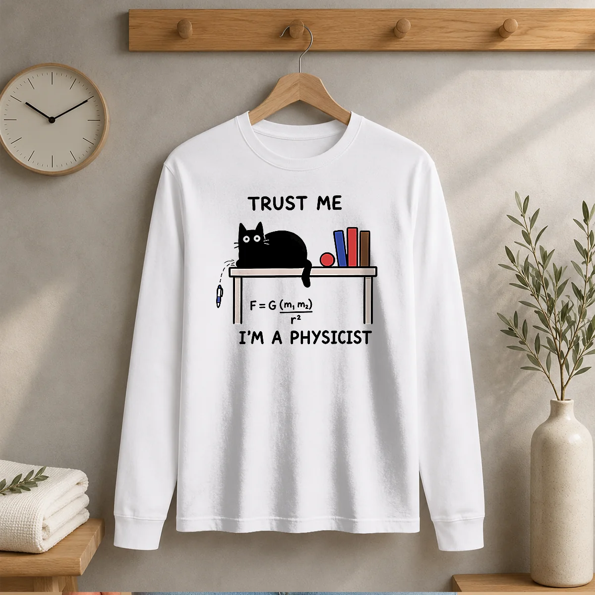 Official Trust Me I'M A Physicist Geek Long Sleeve Shirt