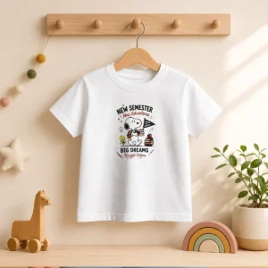Pretty Snoopy New Semester New Adventures Big Dreams Bright Future Kids T-Shirt