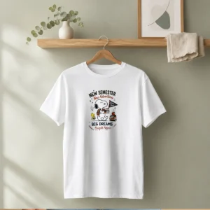 Pretty Snoopy New Semester New Adventures Big Dreams Bright Future