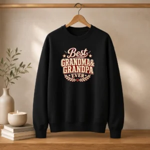 Top Grandparents Day Best Ever Vintage Vector Sweater