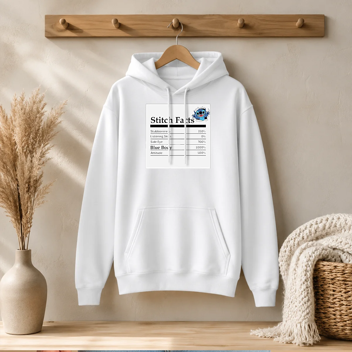 Top Stitch Facts Stubbornness Listening Skills Hoodie Top Stitch Facts Stubbornness Listening Skills Hoodie